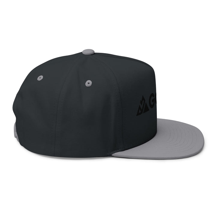 Flat Bill Cap - Embroidered "GALLUS" Retro Patch Snapback