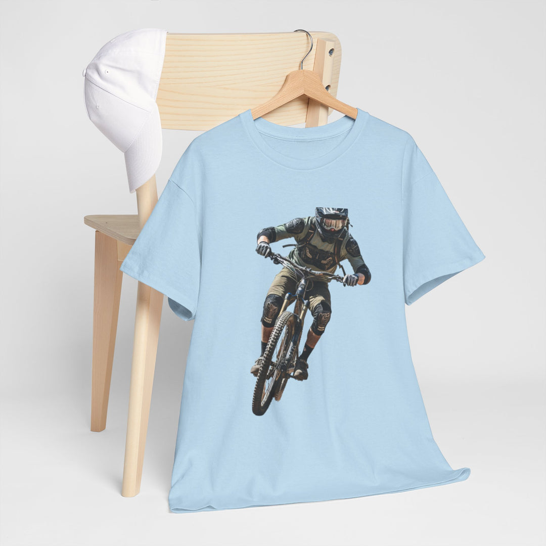 Downhill MTB Rider Graphic Tee
