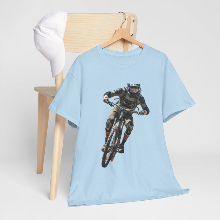 Downhill MTB Rider Graphic Tee