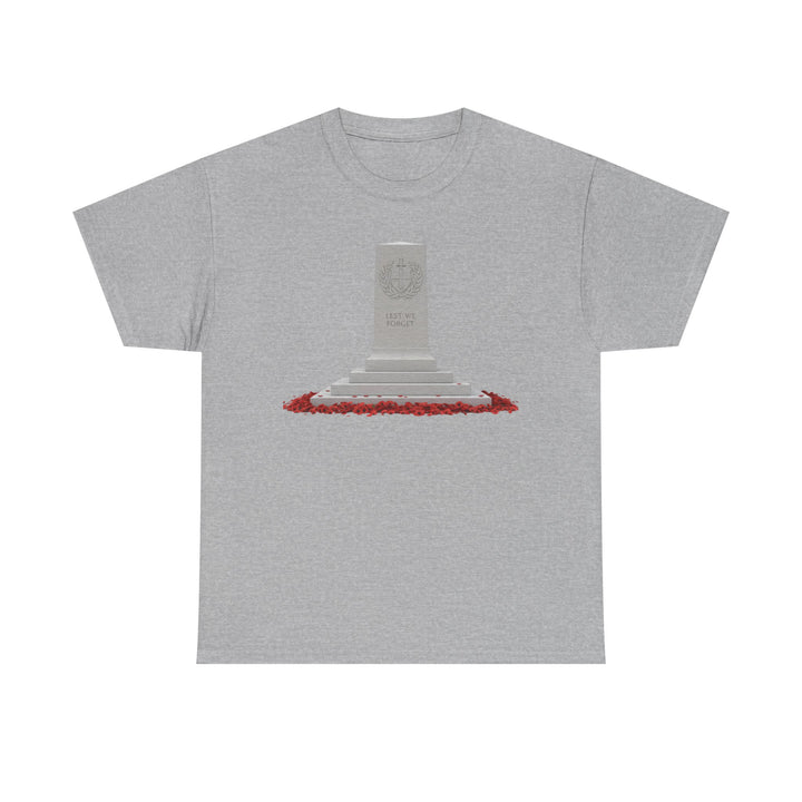 Cenotaph Memorial Tee — Tribute &amp; Remembrance Shirt