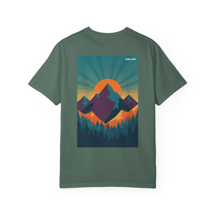 T-Shirt — Gallus Mountain Sunset Graphic Tee
