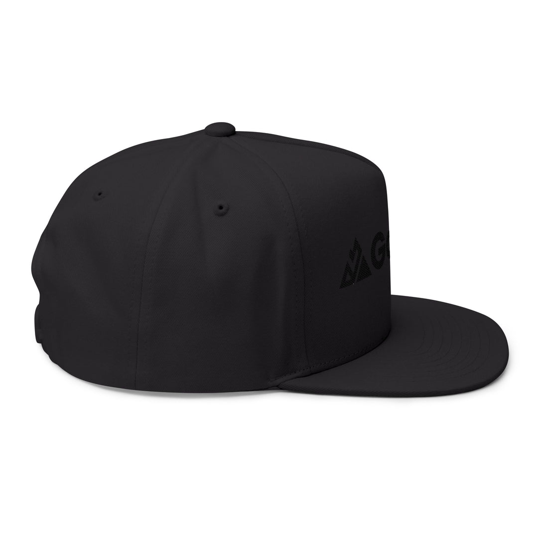 Flat Bill Cap - Embroidered "GALLUS" Retro Patch Snapback