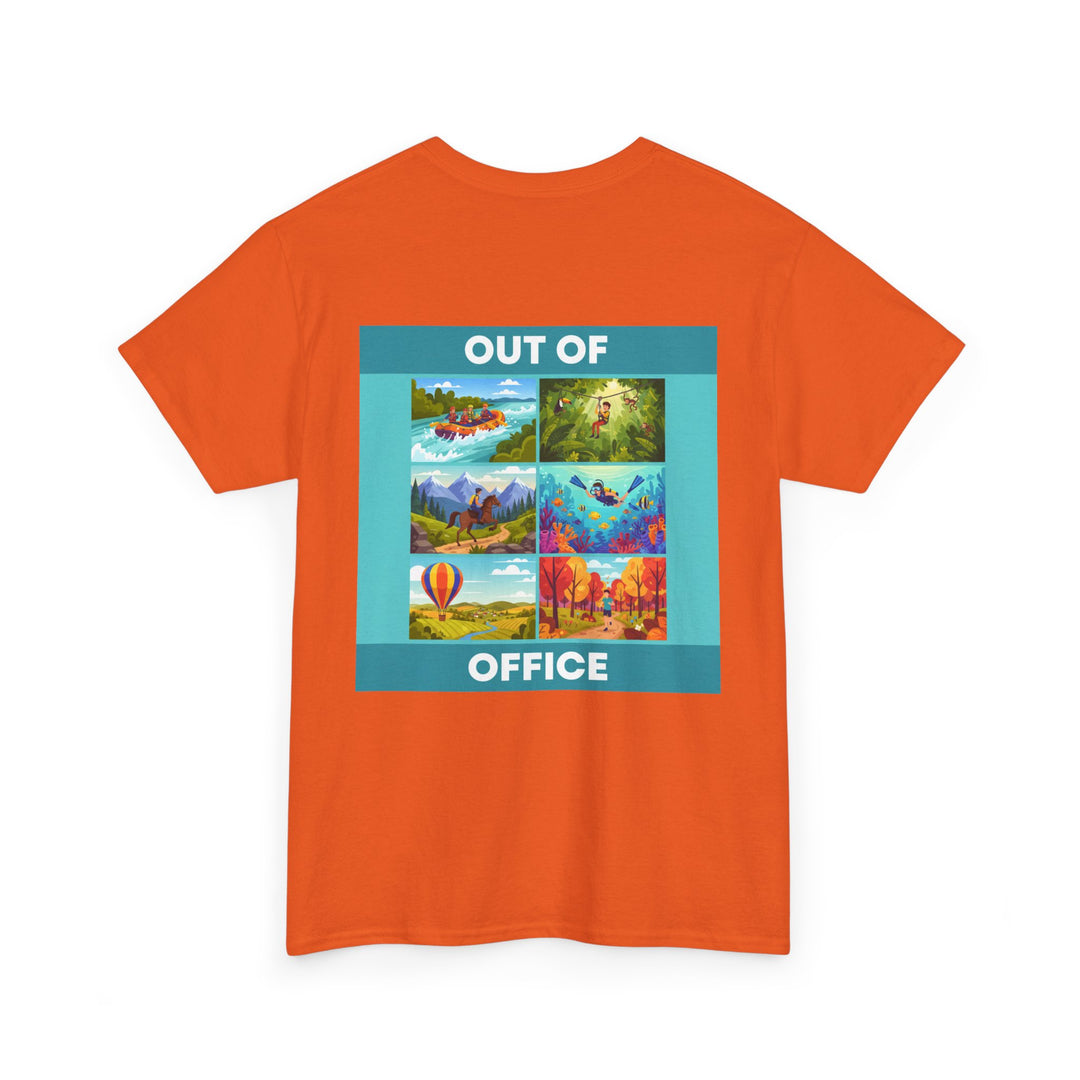 Out of Office Tee — Travel Scenes Graphic T-Shirt