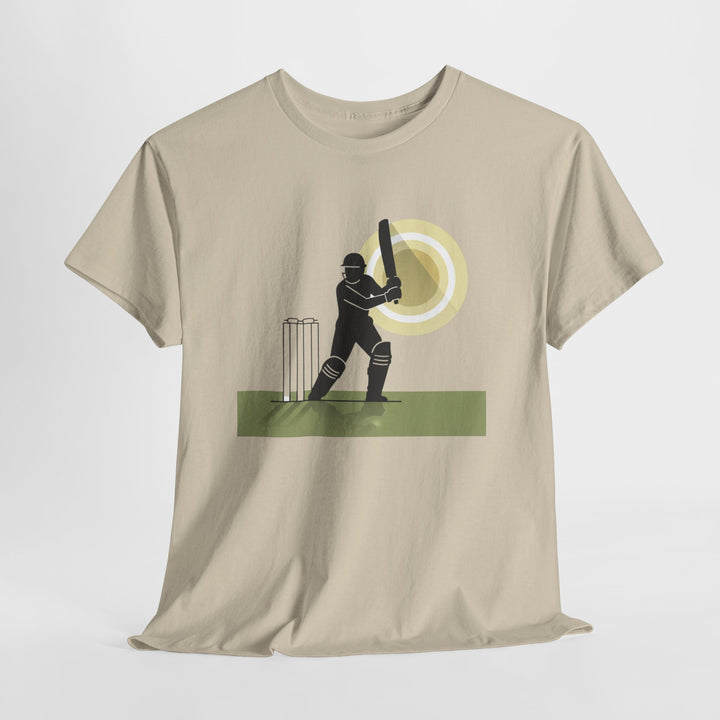 Cricket Player Silhouette T-Shirt