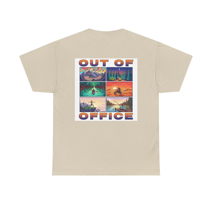 Out of Office T-Shirt — Retro Adventure Vacation Tee