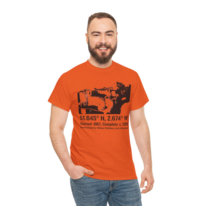 Chepstow Castle T‑Shirt — Historic Landmark Tee for Castle Lovers &amp; Travelers