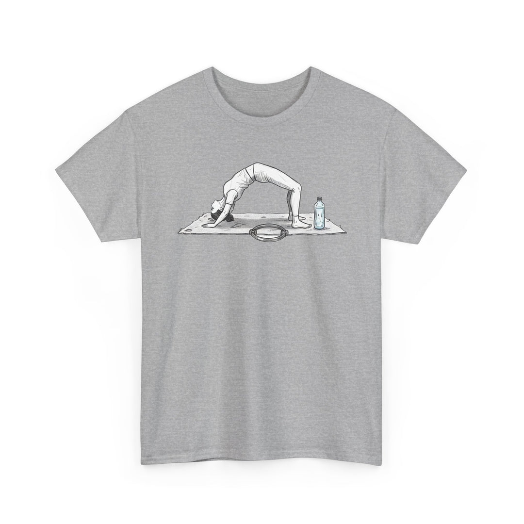 Pilates T‑Shirt – soft, breathable cotton designed for Pilates workouts. Comfortable, flexible, and perfect for reformer classes or everyday activewear.
