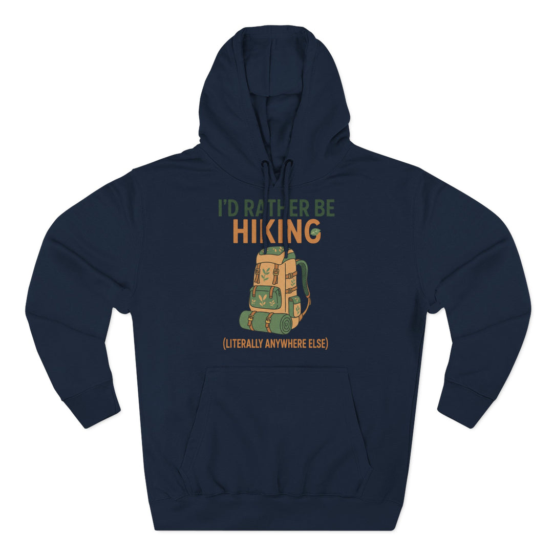 Navy hoodie by S&amp;W Gallus featuring "I&