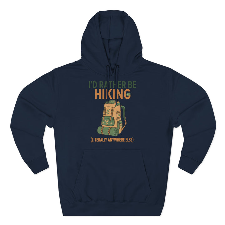 Navy hoodie by S&amp;W Gallus featuring "I&