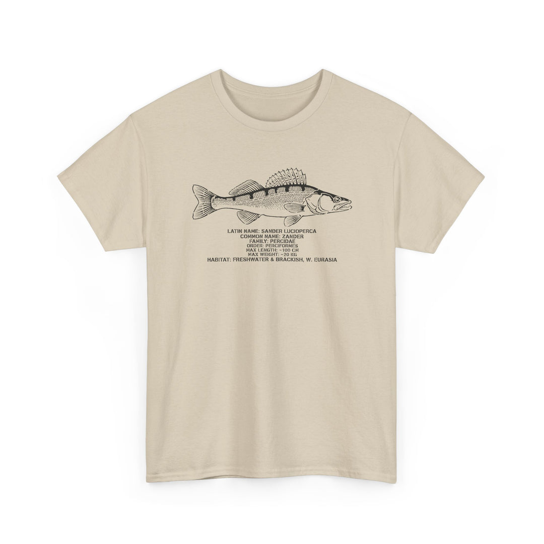 Walleye Fish (Zander) Illustration Tee | Fishing T-Shirt