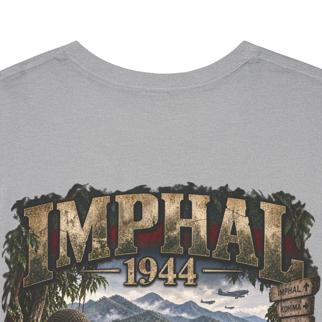 Imphal 1944 Battle Scene T‑Shirt — WWII Historical Combat Tee