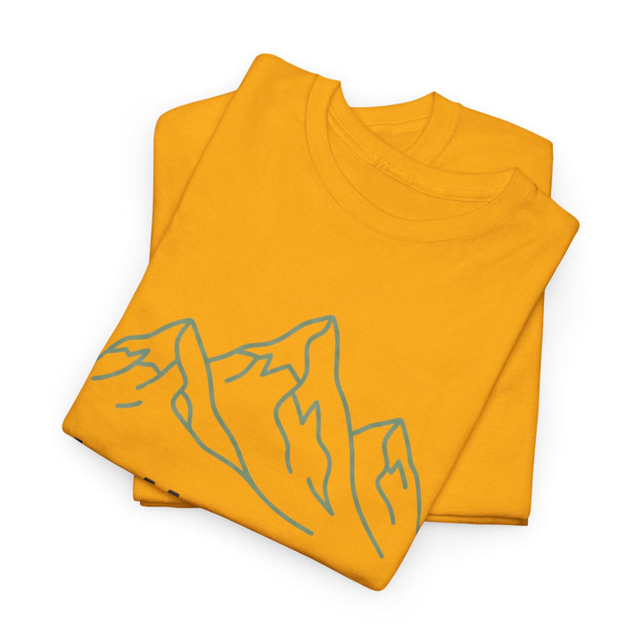 Retro Mountain Quote T-Shirt — Vintage Hiking &amp; Wild Camping Adventure Tee