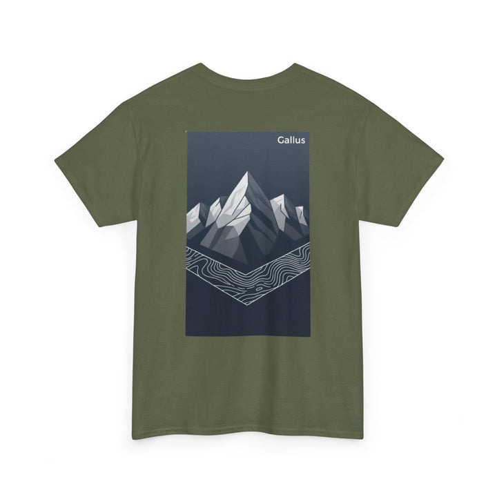 Mountain Graphic Tee — Gallus Logo Adventure T‑Shirt