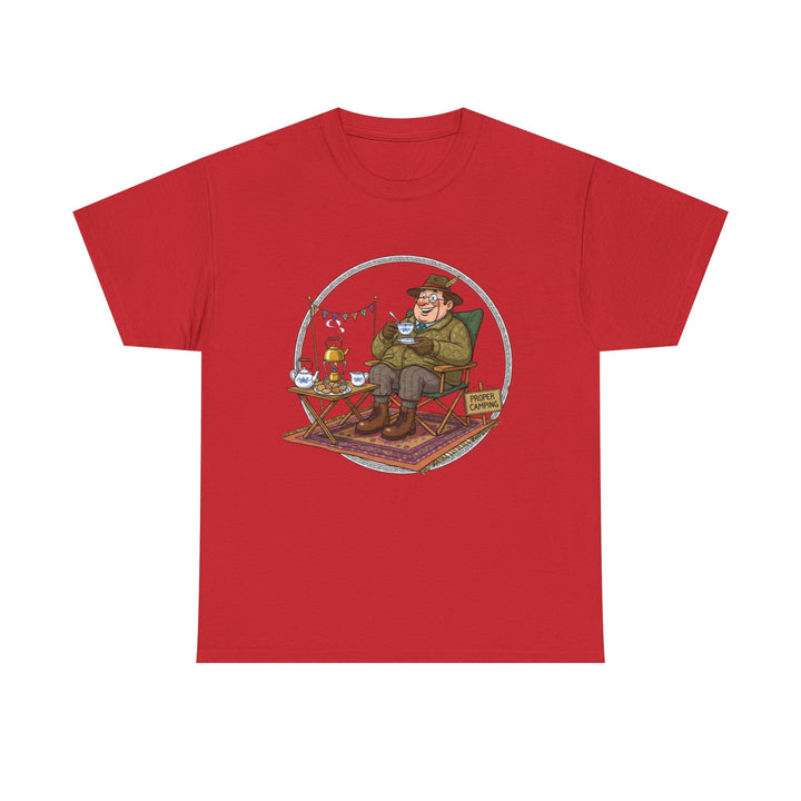 Retro Camping Grandpa Gift T-Shirt — Vintage Mountain Adventure Tee