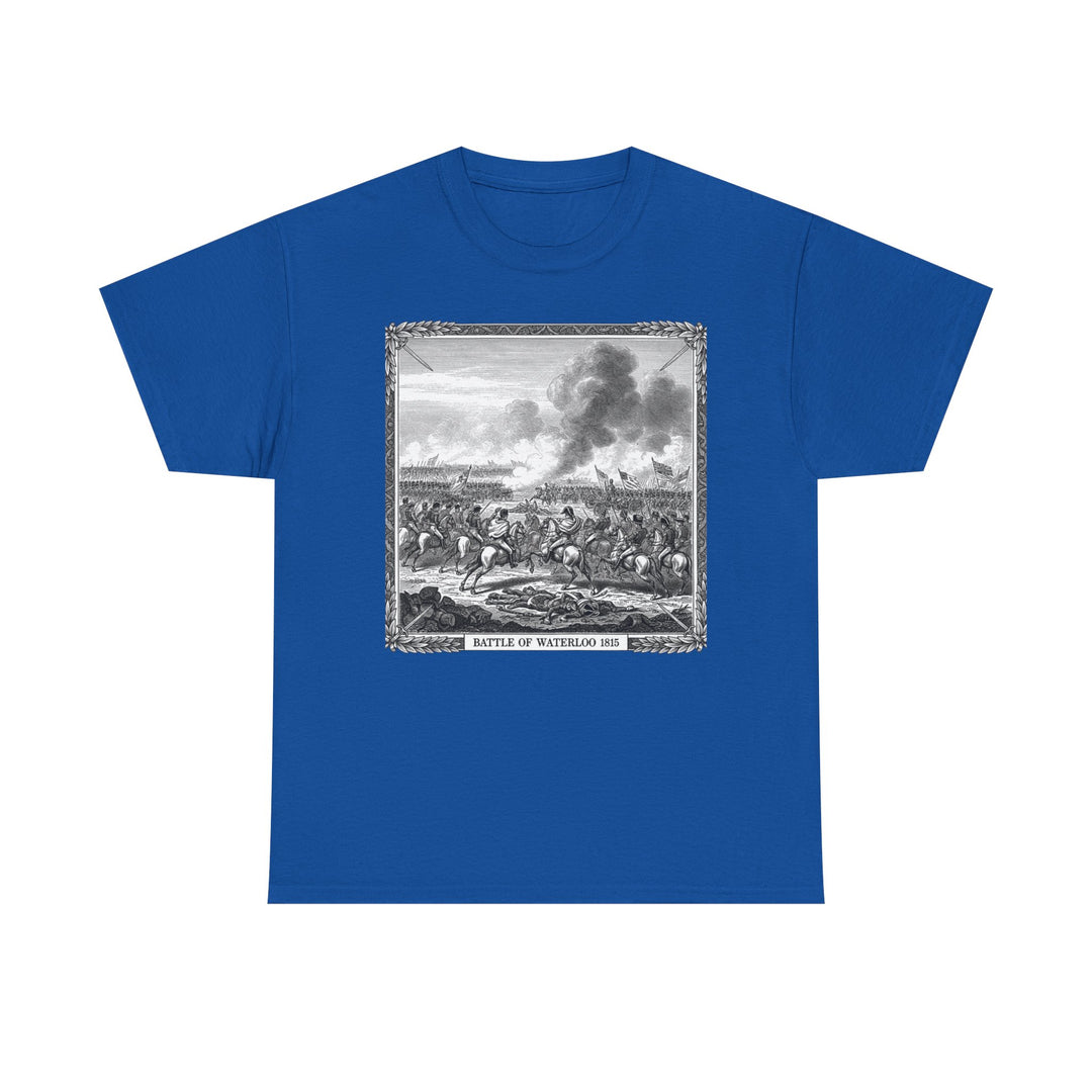 Battle of Waterloo Graphic Tee — Vintage Historical Print T-Shirt