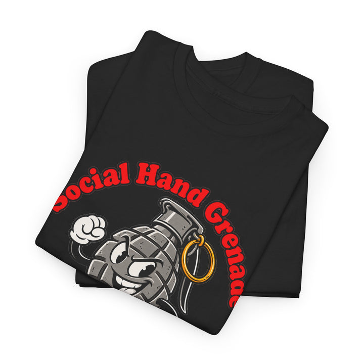 Social Hand Grenade T-Shirt — Military Humour Tee
