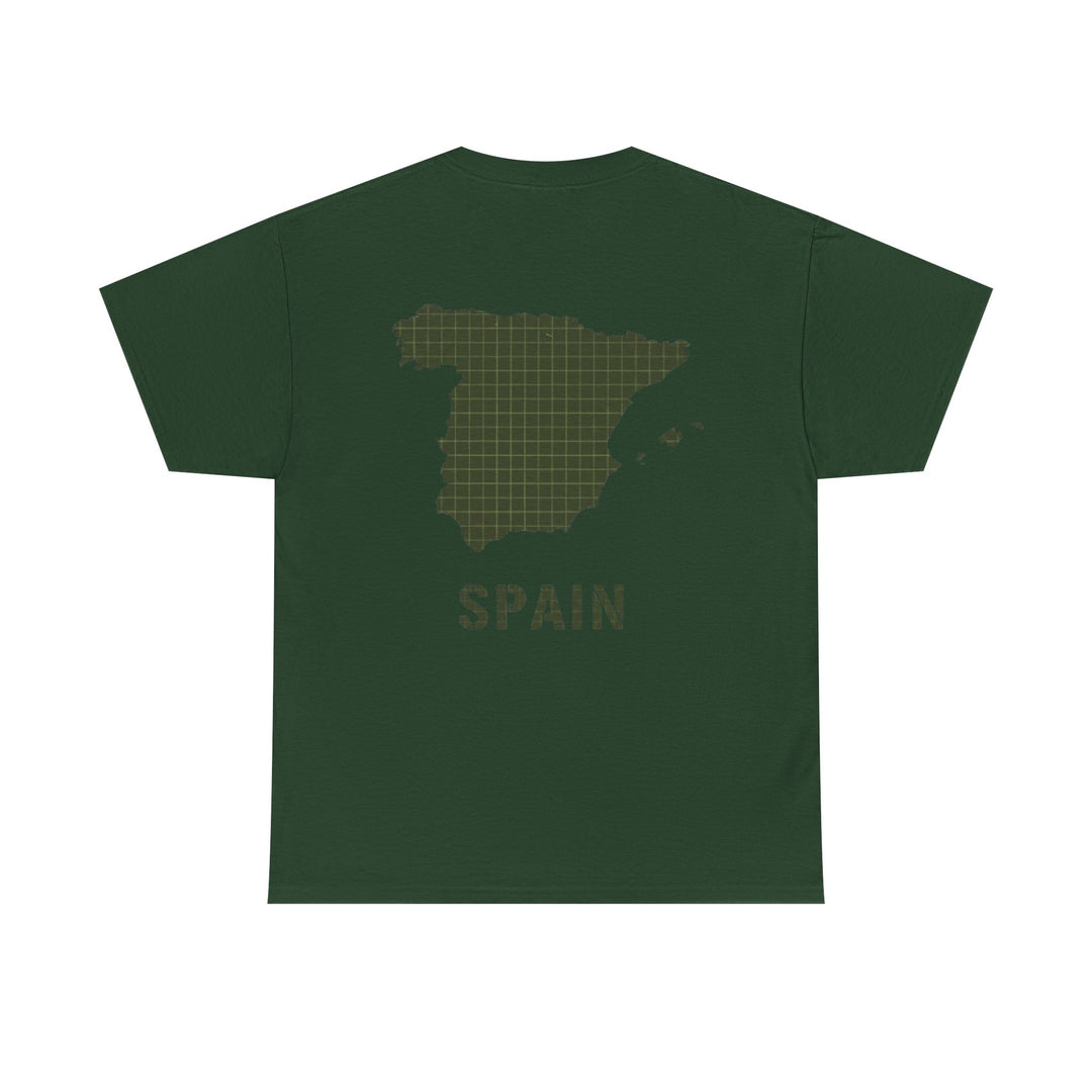 Spain Map Graphic Tee — Minimalist Travel T‑Shirt