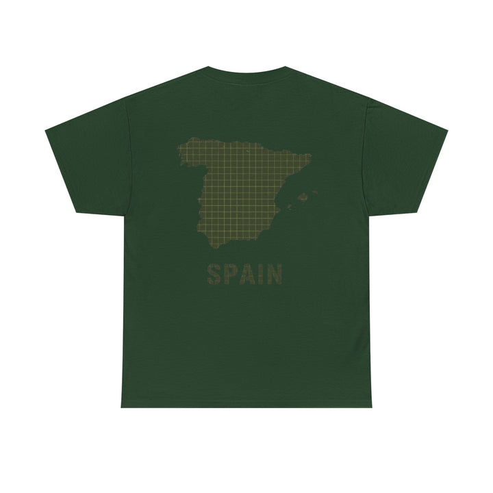 Spain Map Graphic Tee — Minimalist Travel T‑Shirt