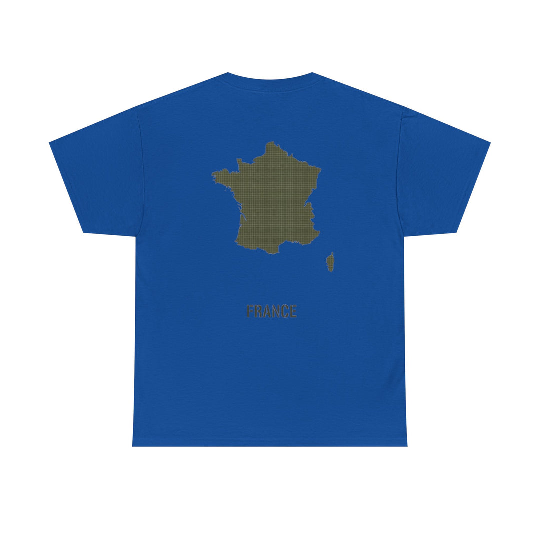 France Map Tee with "GALLUS" Chest Logo