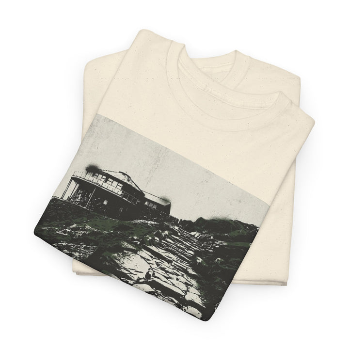 Snowdon 1085m Vintage Summit Tee — Mountain Coordinates Graphic T‑Shirt