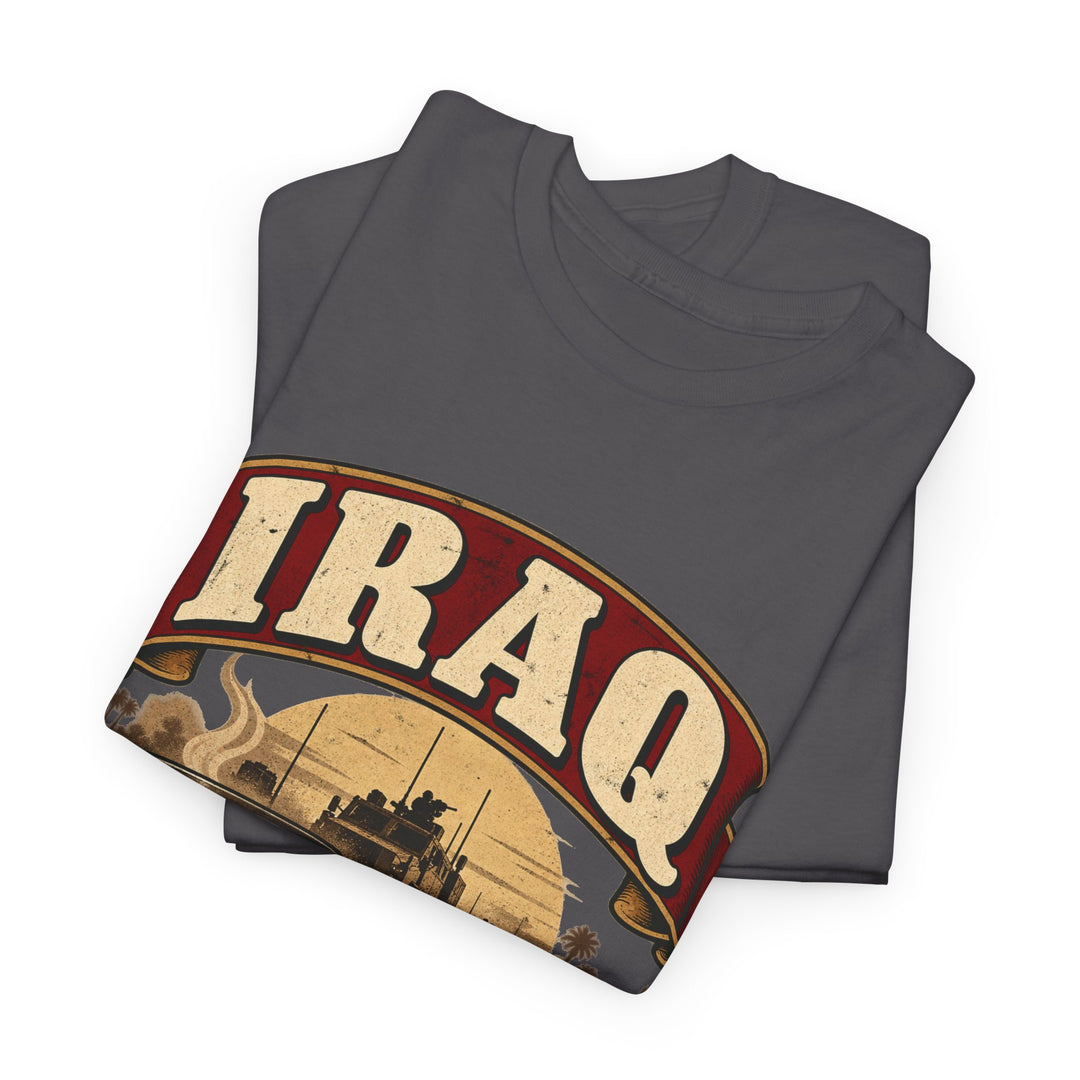 Iraq T-Shirt — “Dust. Brew. More Dust.” TELIC Military Humour Tee