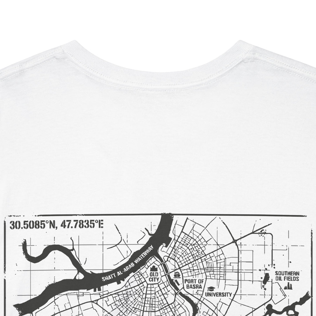 Basra 2003 Military Map T-Shirt — alternate product image 8