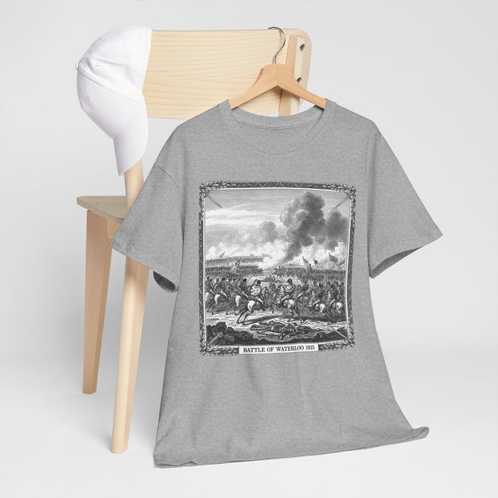 Battle of Waterloo Graphic Tee — Vintage Historical Print T-Shirt