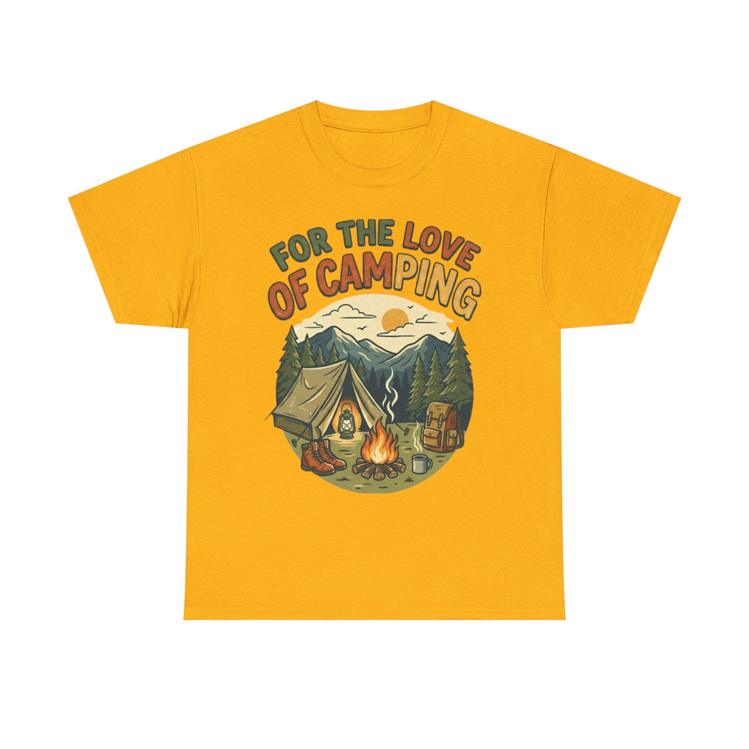 Retro Campfire Graphic T-Shirt - Vintage Style Camping Tee