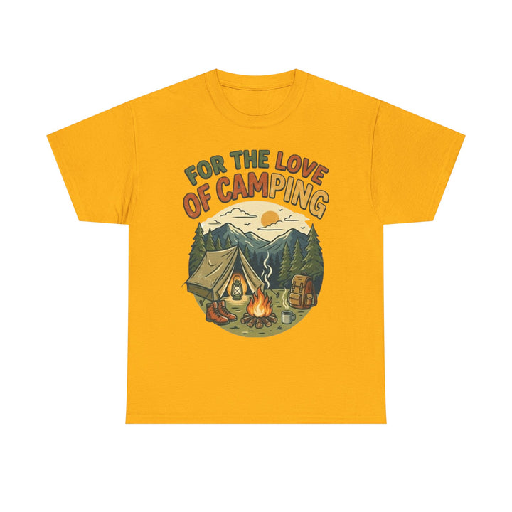 Retro Campfire Graphic T-Shirt - Vintage Style Camping Tee