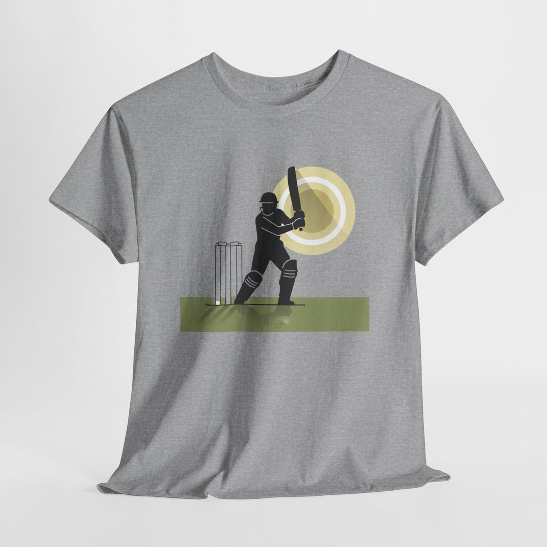 Cricket Player Silhouette T-Shirt