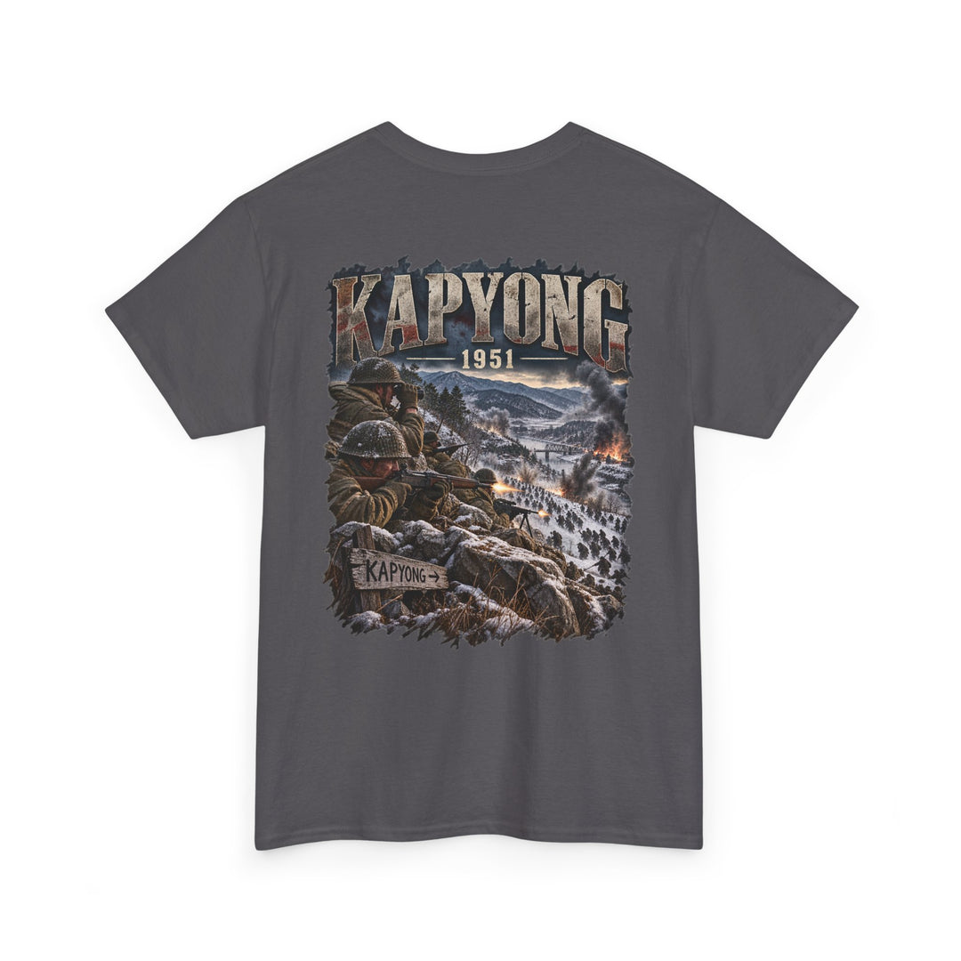 Kapyong 1951 Vintage Battle Scene Tee