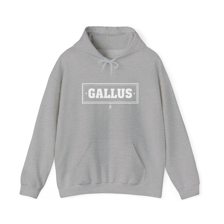 Gallus Adventure Hoodie - "I Am Exploring Not Lost" Graphic Travel Pullover