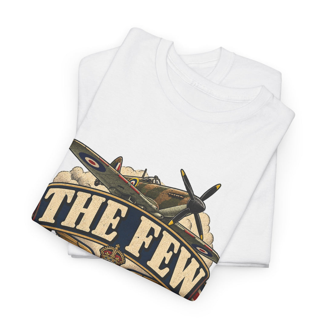Spitfire T-Shirt — “The Few Had Quite a Lot of Help on the Ground” WWII Humour Tee