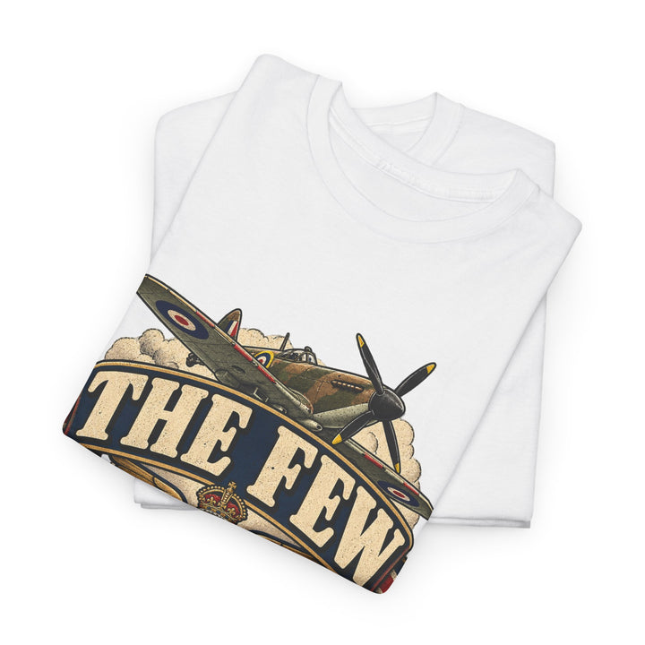 Spitfire T-Shirt — “The Few Had Quite a Lot of Help on the Ground” WWII Humour Tee