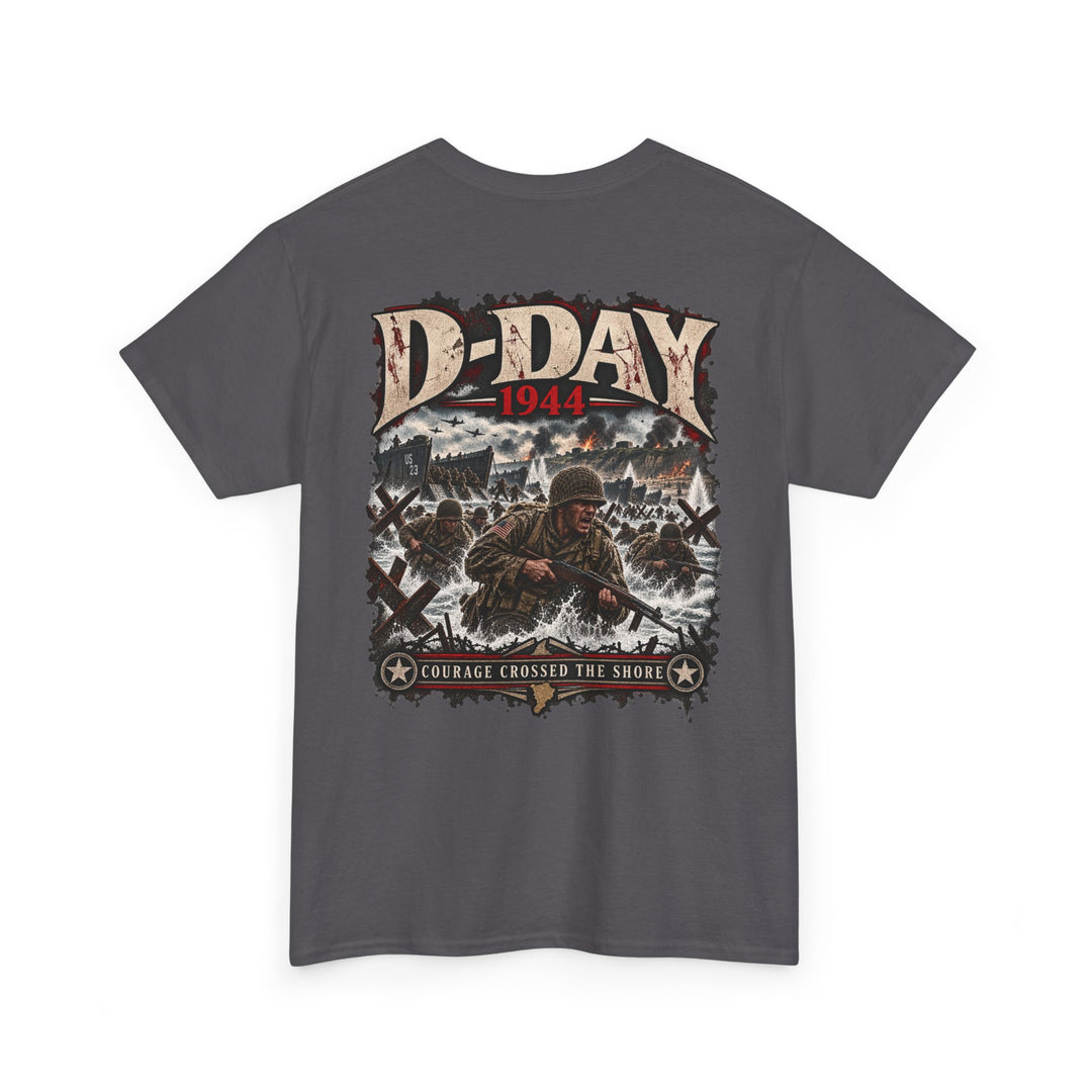 D-Day 1944 Commemorative Tee - WWII Beach Assault Memorial T-Shirt