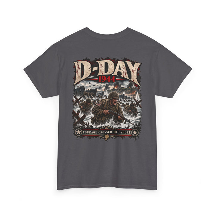 D-Day 1944 Commemorative Tee - WWII Beach Assault Memorial T-Shirt