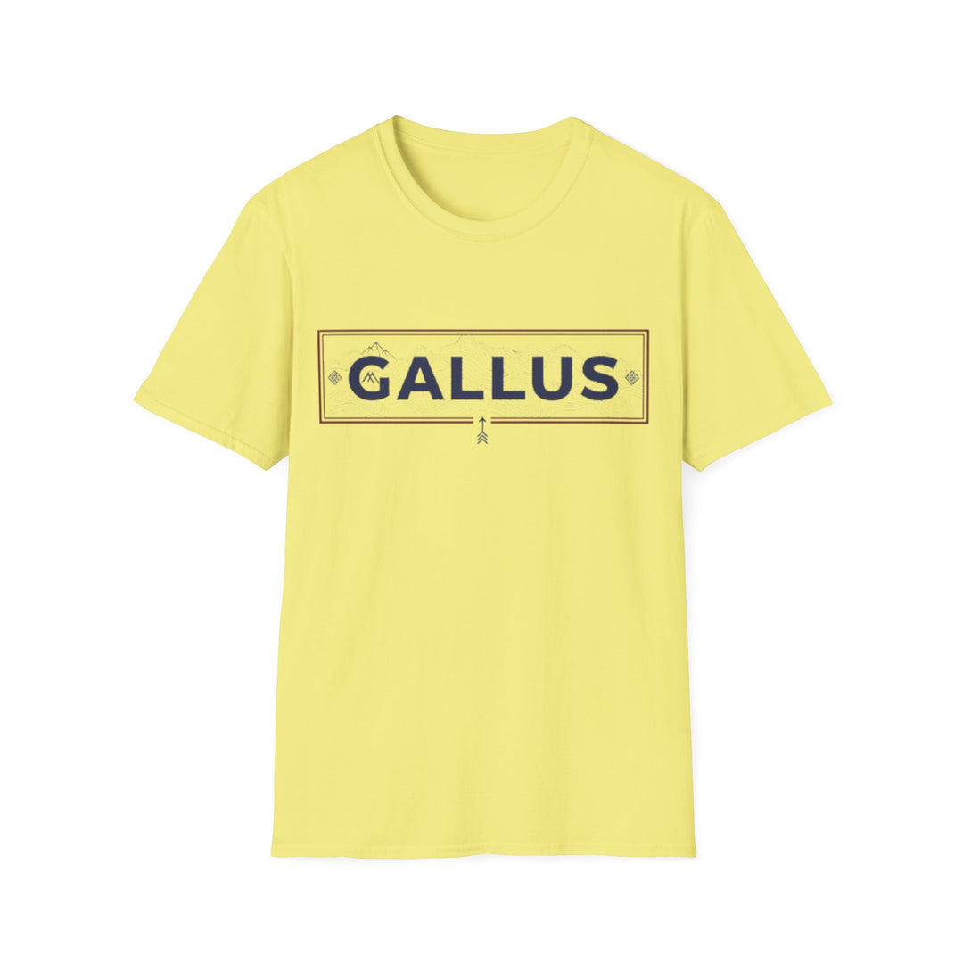 Gallus Street Sign T-Shirt — Vintage Road-Style Graphic Tee