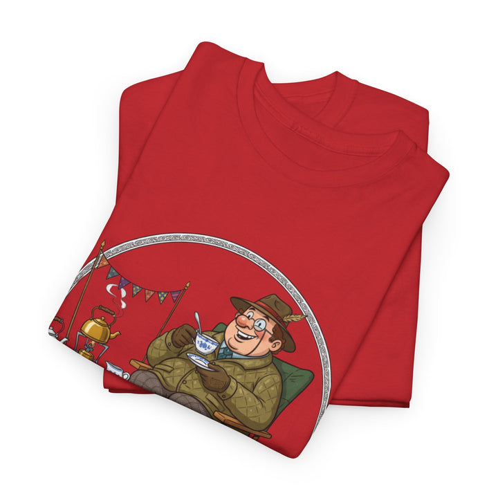 Retro Camping Grandpa Gift T-Shirt — Vintage Mountain Adventure Tee
