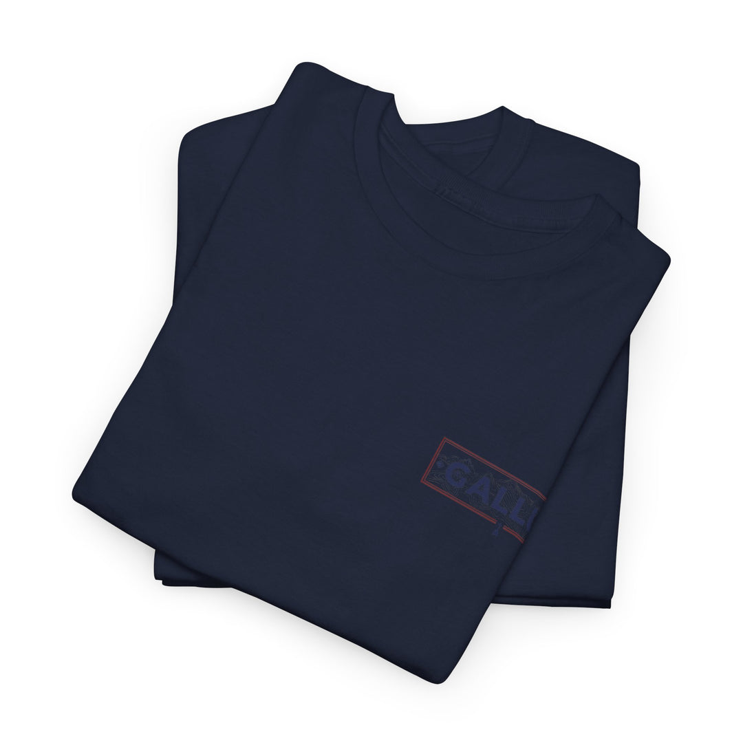 Gallus Logo Tee — Minimal Chest Patch White T-Shirt