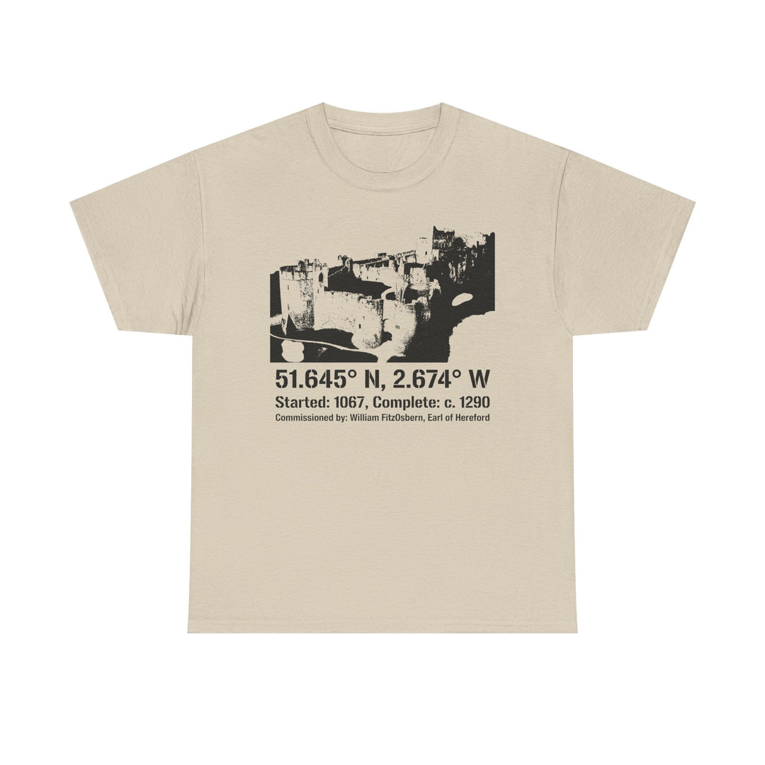 Chepstow Castle T‑Shirt — Historic Landmark Tee for Castle Lovers &amp; Travelers