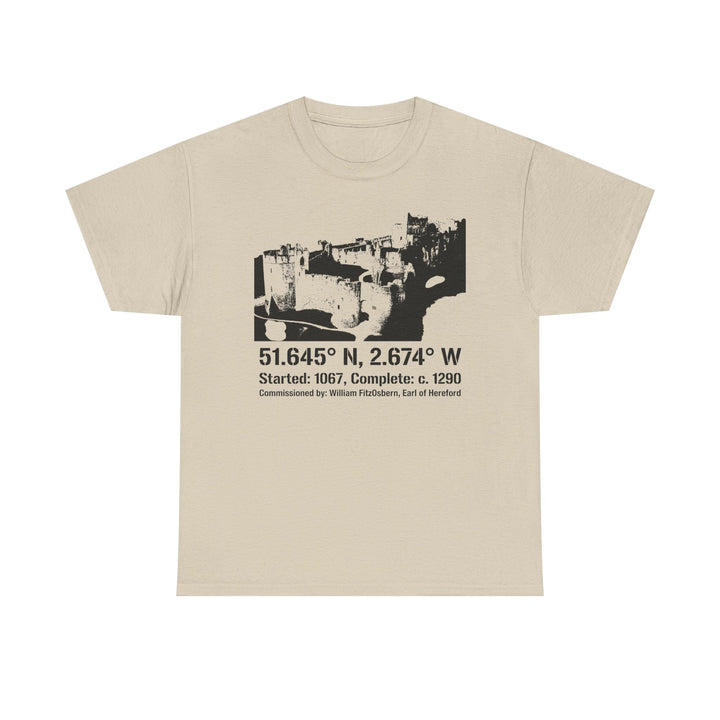 Chepstow Castle T‑Shirt — Historic Landmark Tee for Castle Lovers &amp; Travelers