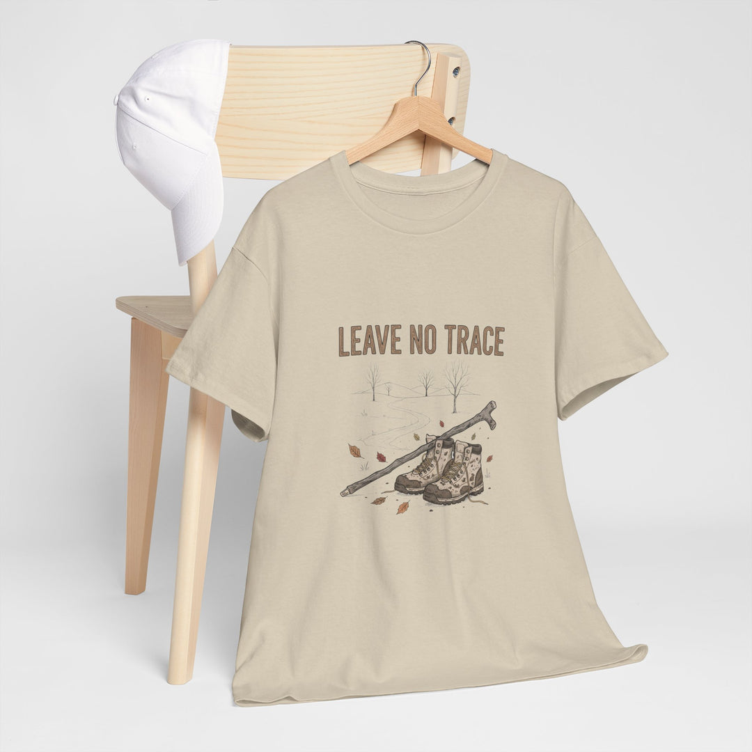 Leave No Trace Countryside Tee – a soft, breathable cotton T-shirt promoting respect for nature and responsible outdoor living.