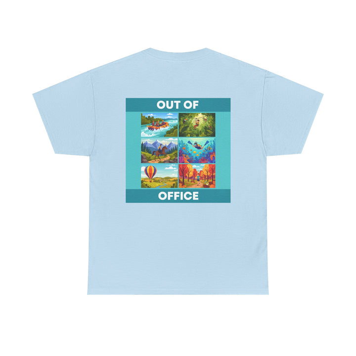 Out of Office Tee — Travel Scenes Graphic T-Shirt