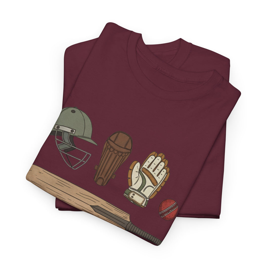 Cricket Gear Tee | Cricket Graphic T-Shirt