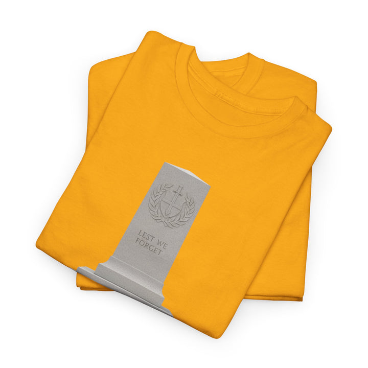 Cenotaph Memorial Tee — Tribute &amp; Remembrance Shirt