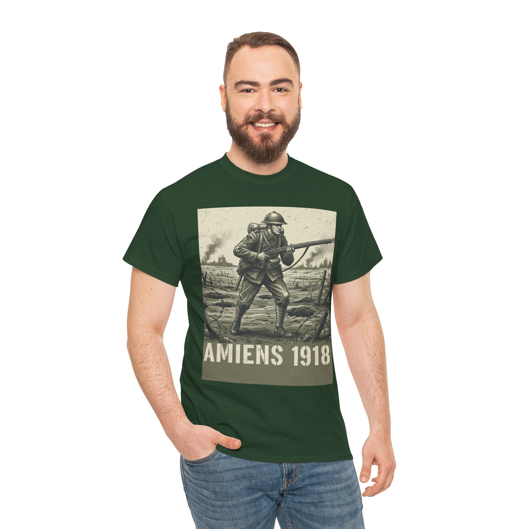 Amiens 1918 T-Shirt — World War I Vintage Soldier Graphic Tee