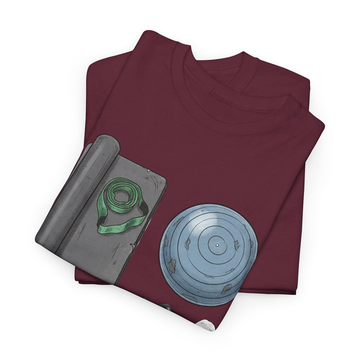 Pilates Kit Tee – soft, breathable cotton designed for Pilates workouts. Comfortable, flexible, and perfect for studio sessions, home practice, or casual wear.