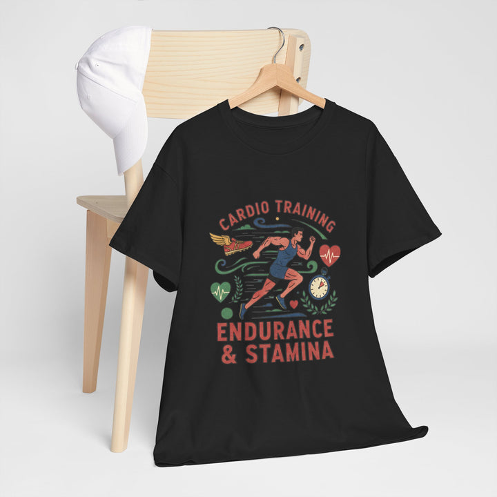 Cardio Training Tee - Fitness Running Workout Shirt