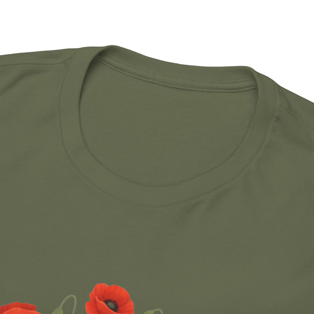 British Army Remembrance Shirt | Lest We Forget Poppy Helmet
