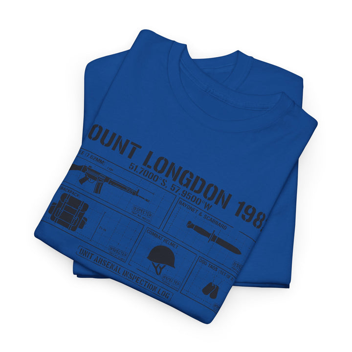 Mount Longdon 1982 T-Shirt — Falklands War Heritage Graphic